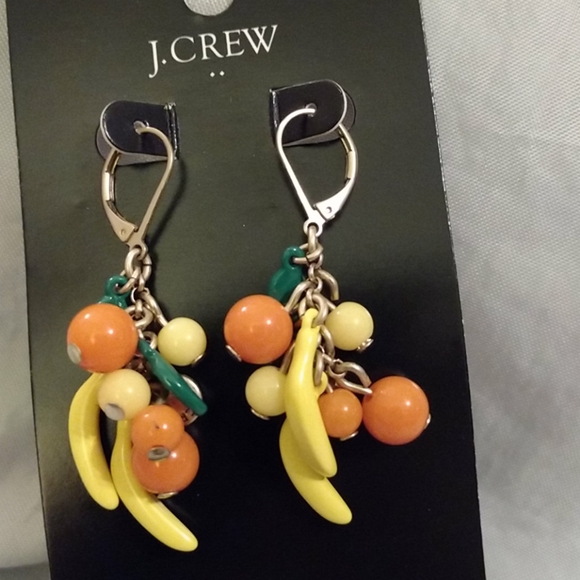 J. Crew fruitie dangle earrings NEW on - Picture 3 of 3